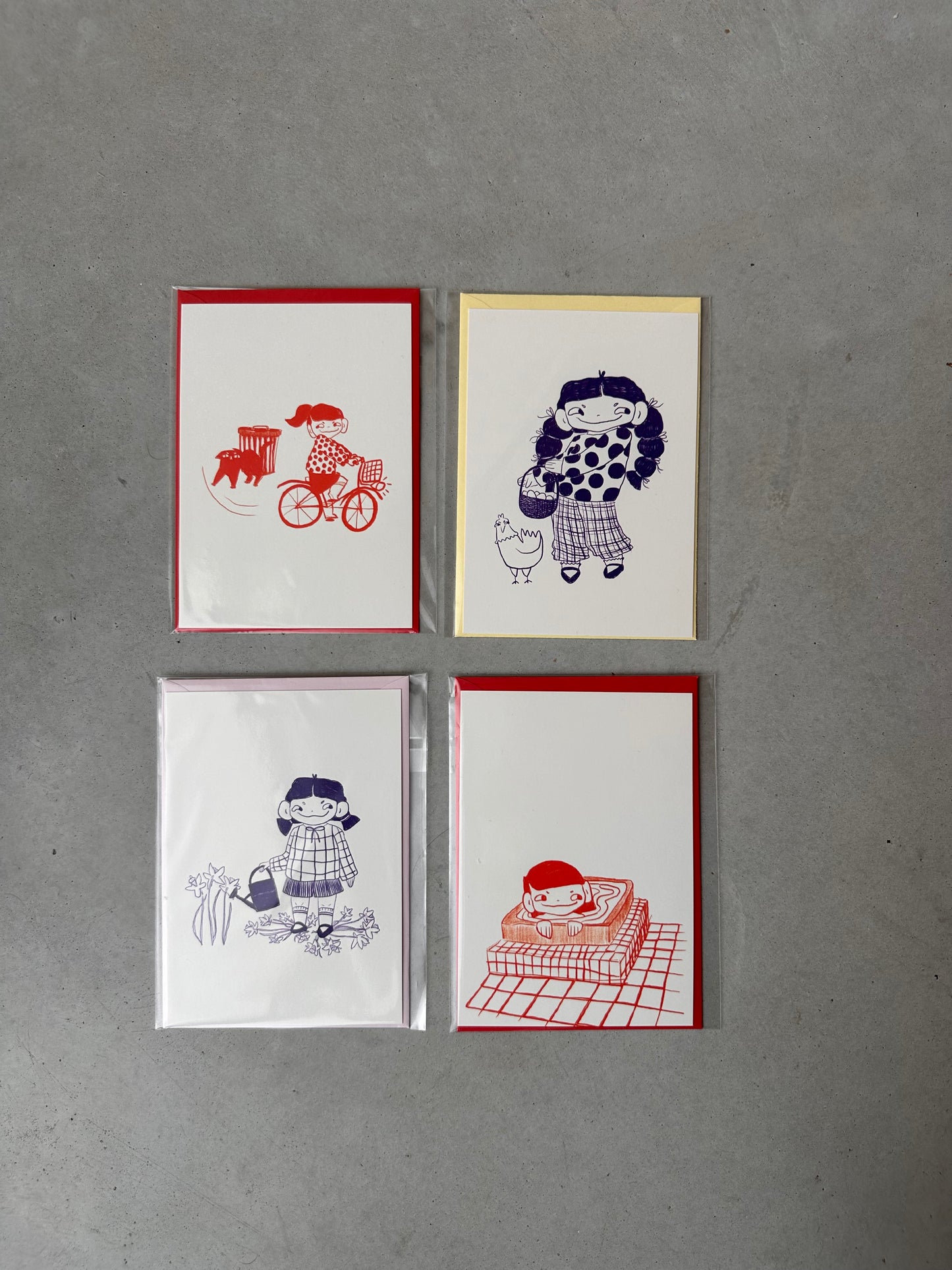 Gudrun cards | set of 4