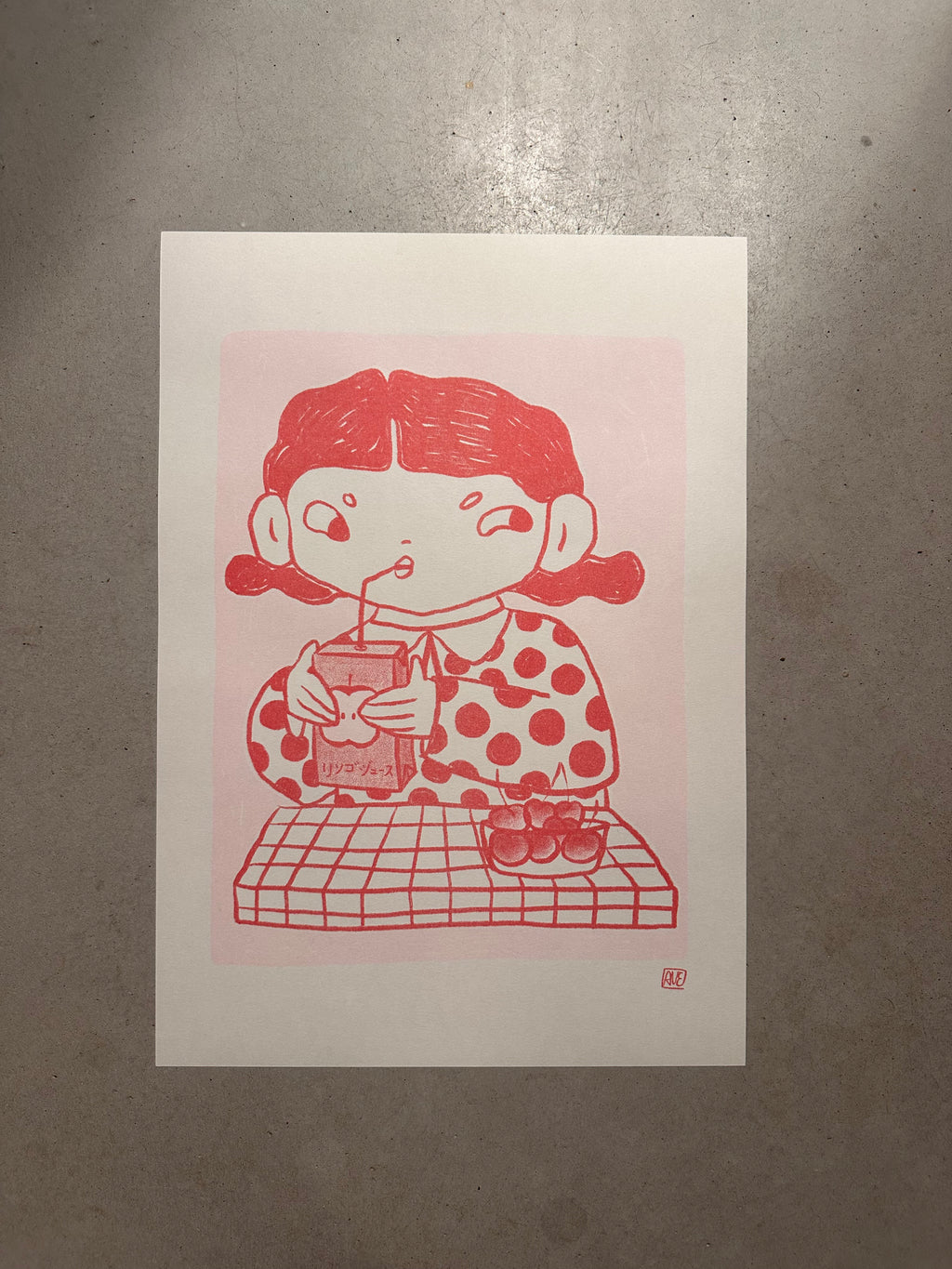 Gudrun Ringojūsu Riso print | A3