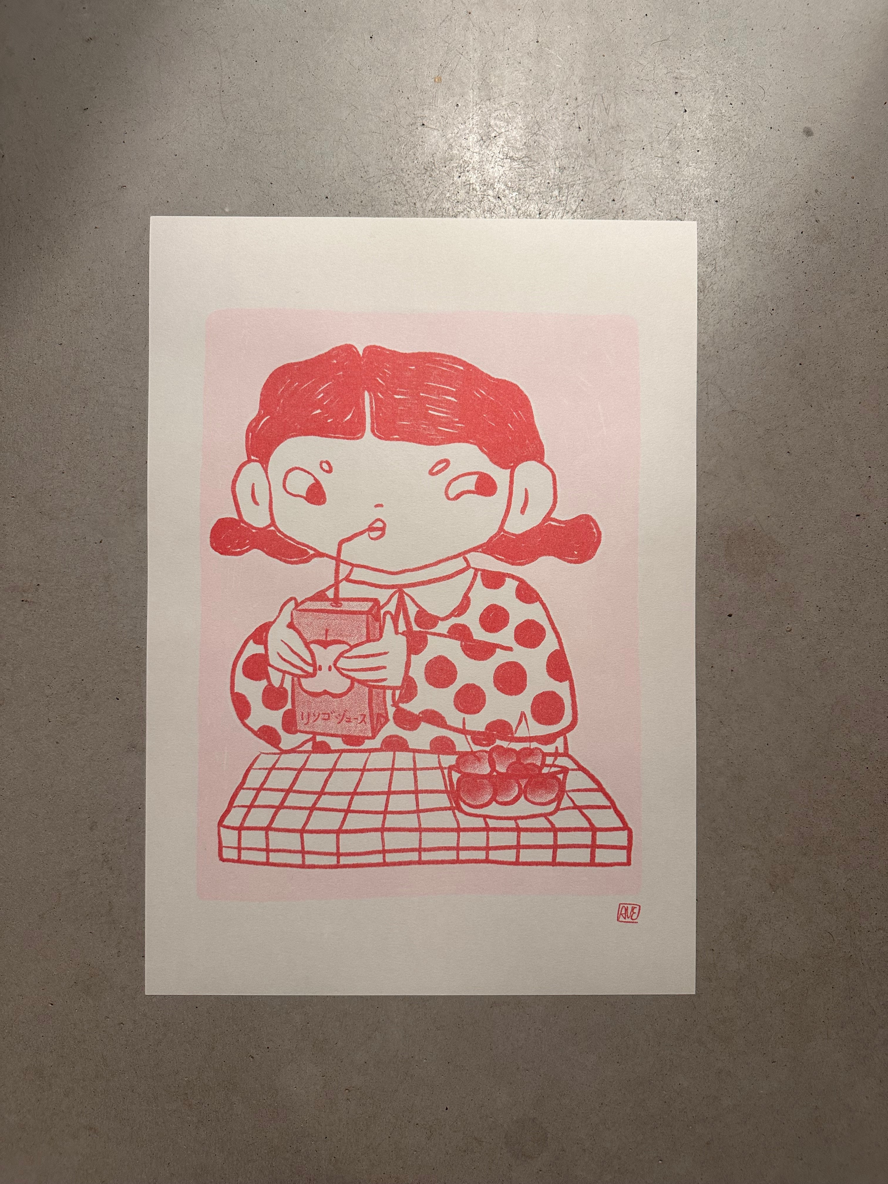 Gudrun Ringojūsu Riso print | A3