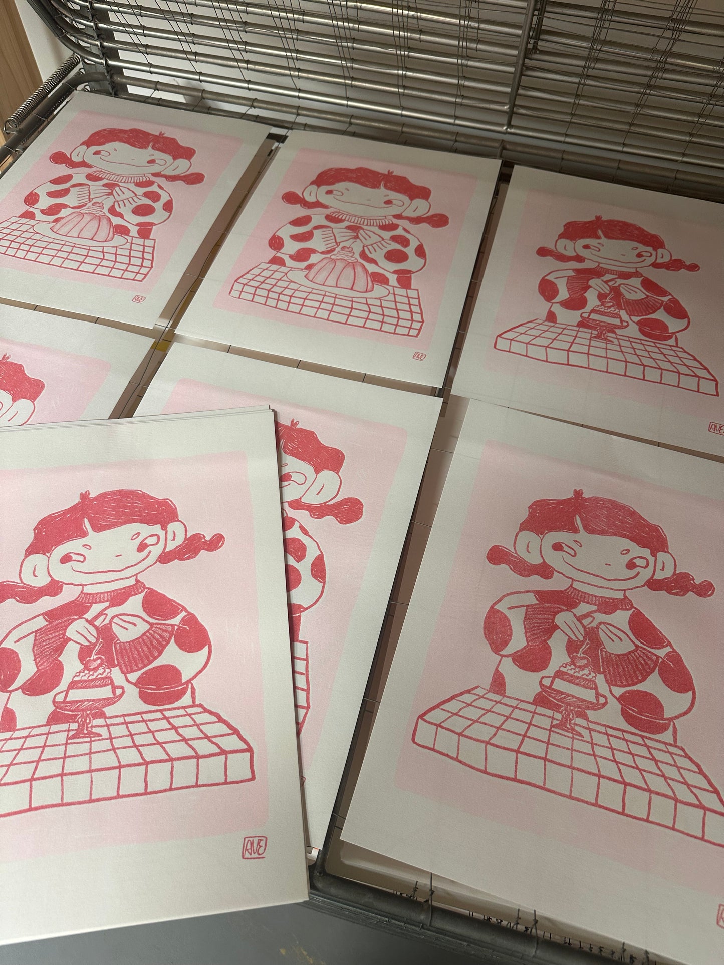 Gudrun Purin Riso print | A3