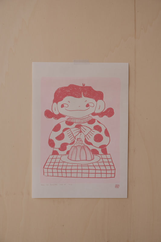 Gudrun Yokan Riso print | A3