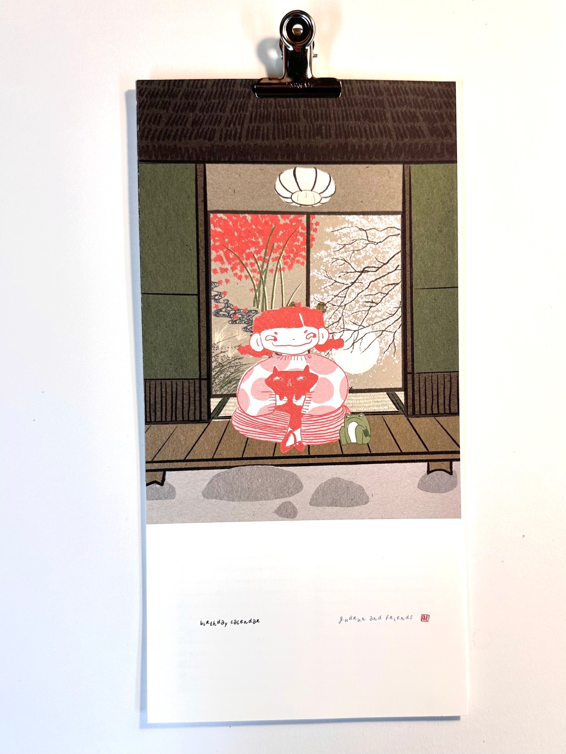 Pre-Order | Gudrun birthday calendar | early bird price