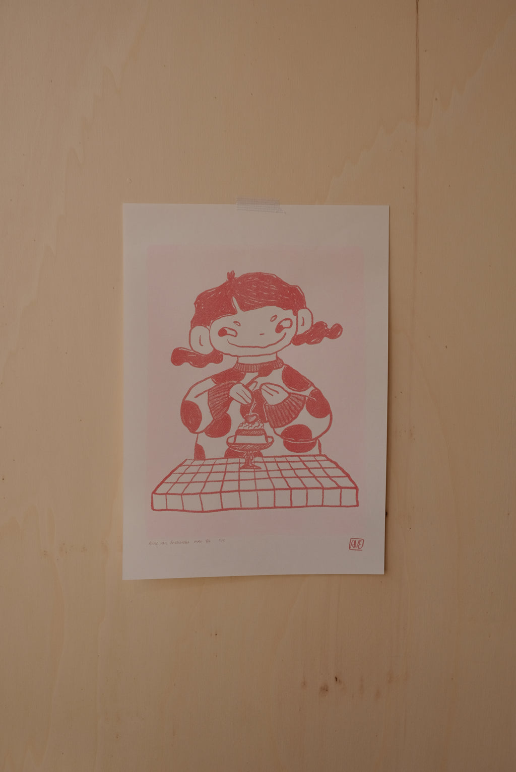 Gudrun Purin Riso print | A3