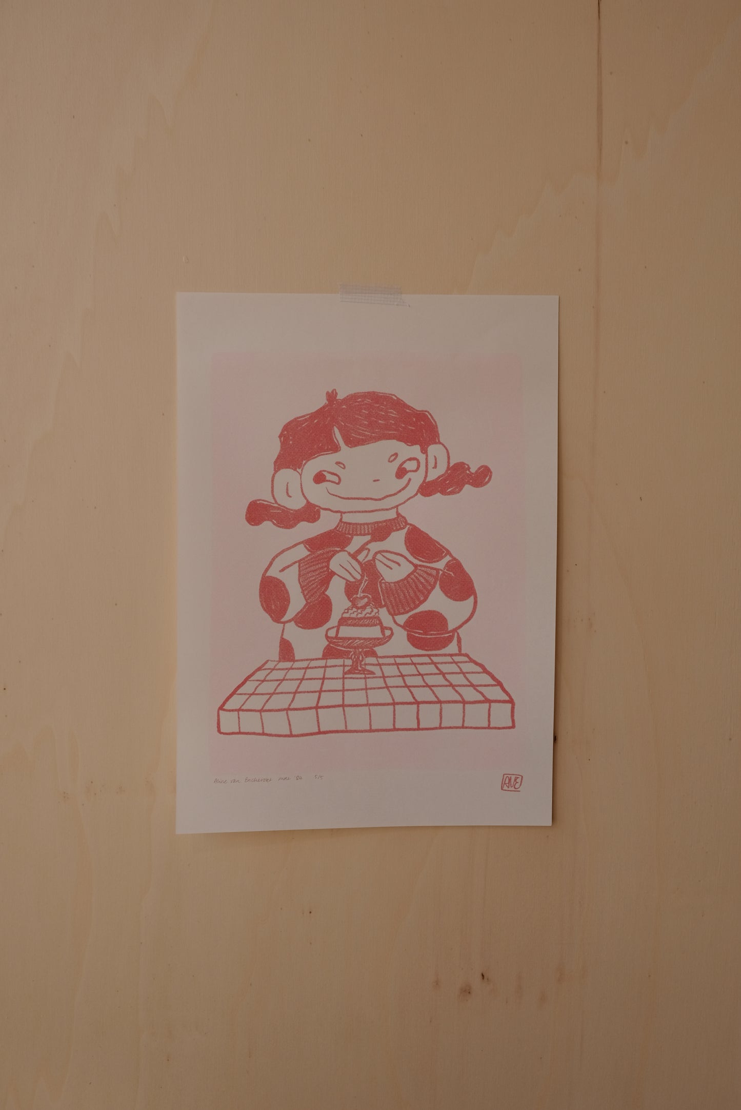 Gudrun Purin Riso print | A3