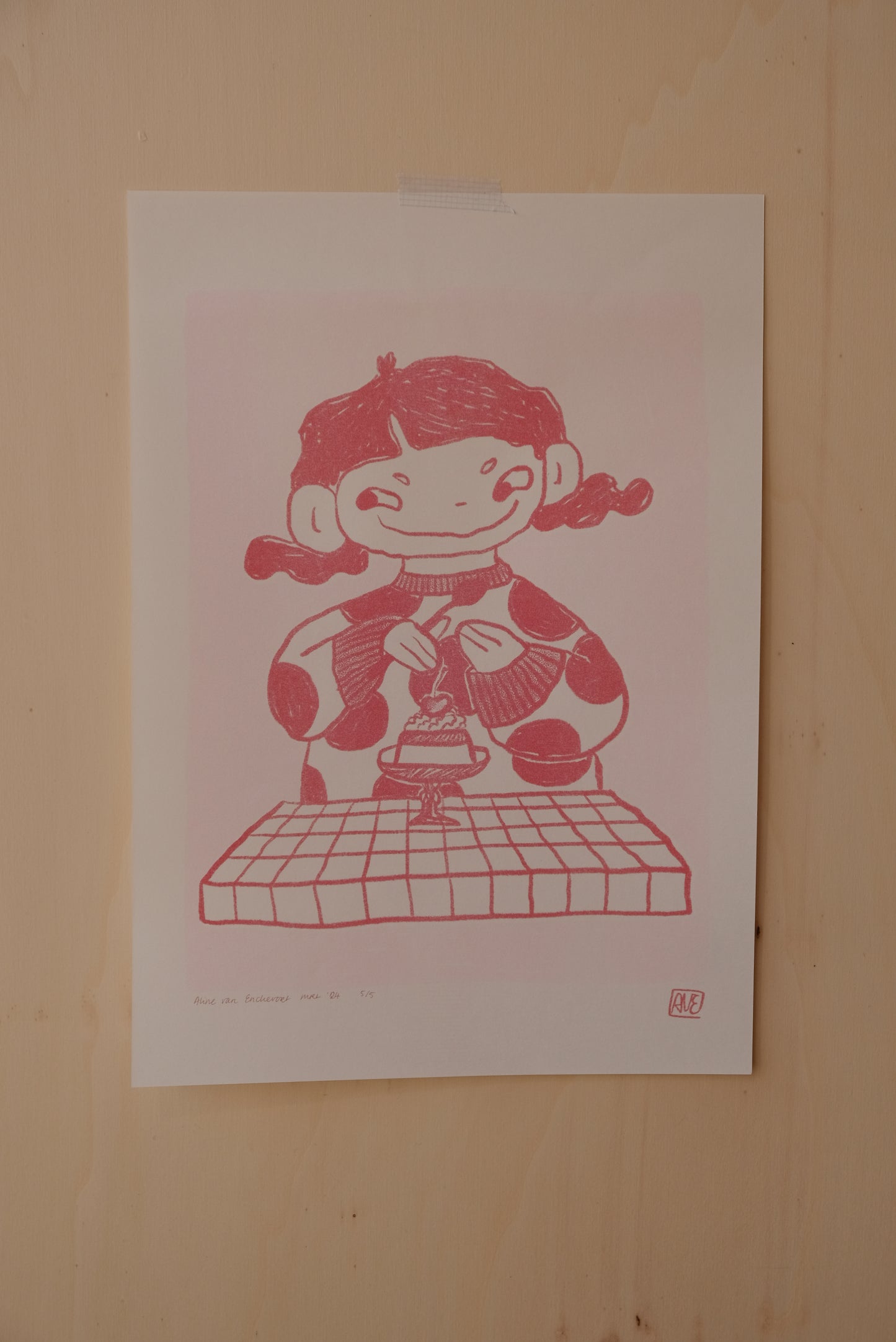 Gudrun Purin Riso print | A3