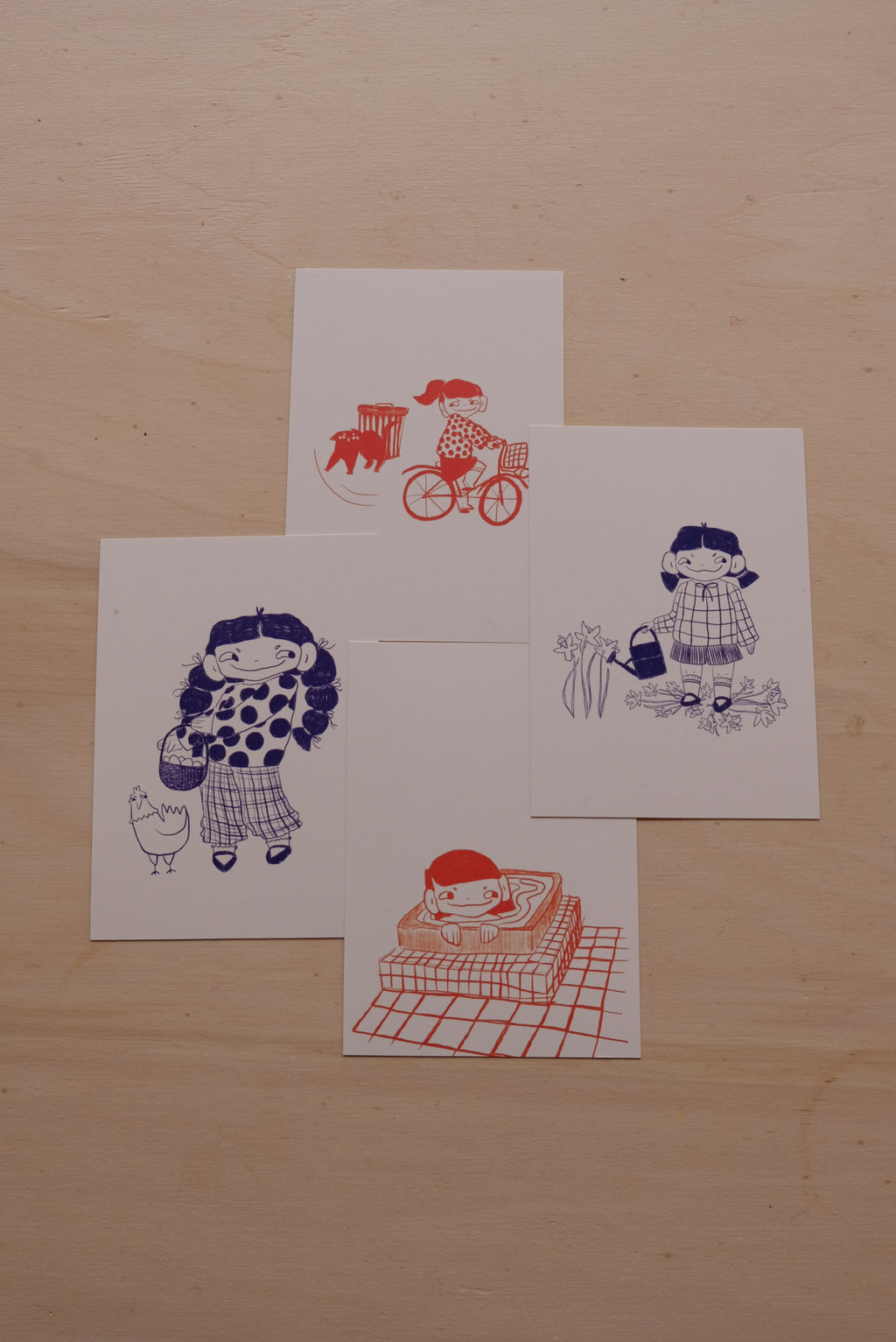 Gudrun cards | set of 4
