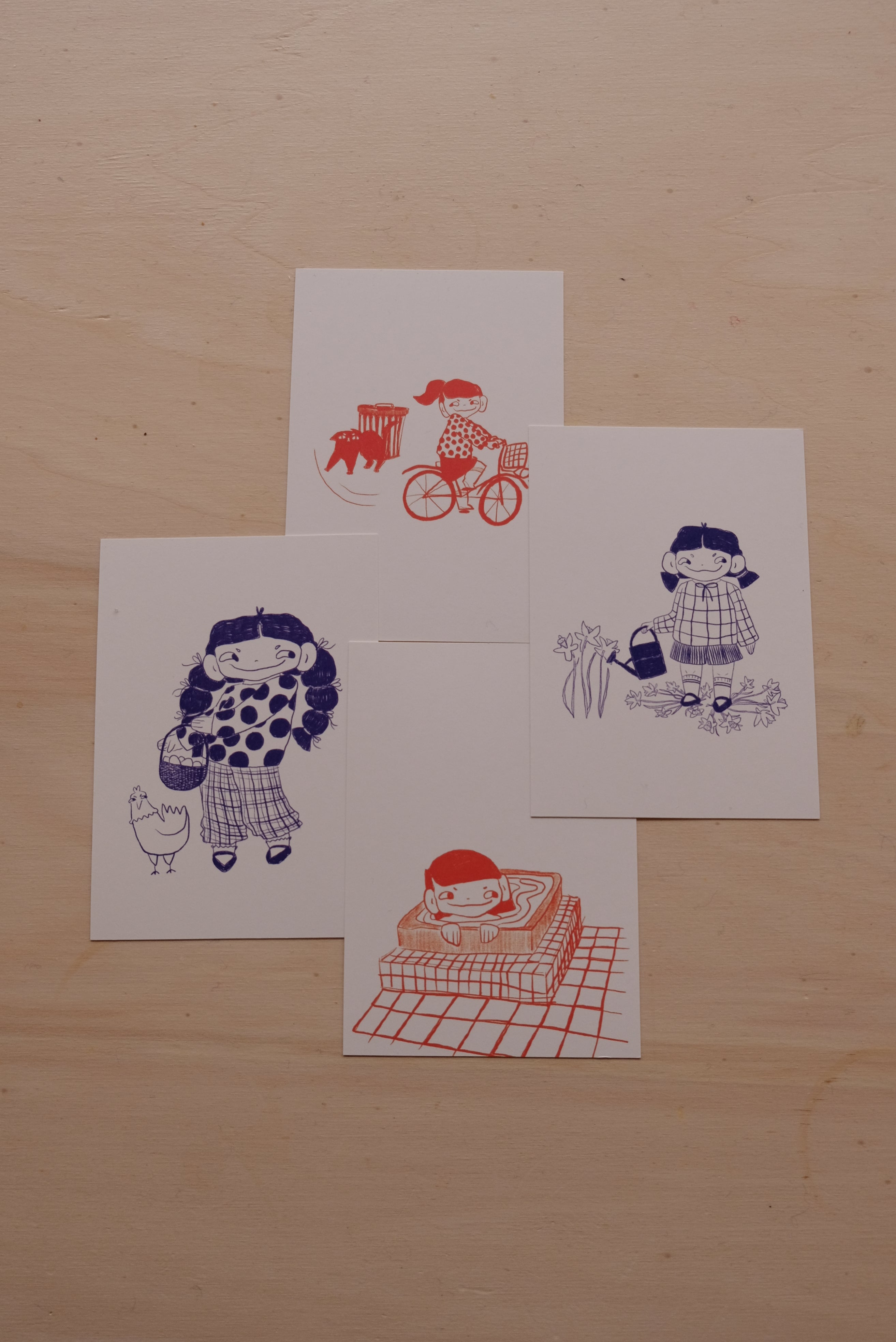 Gudrun cards | set of 4