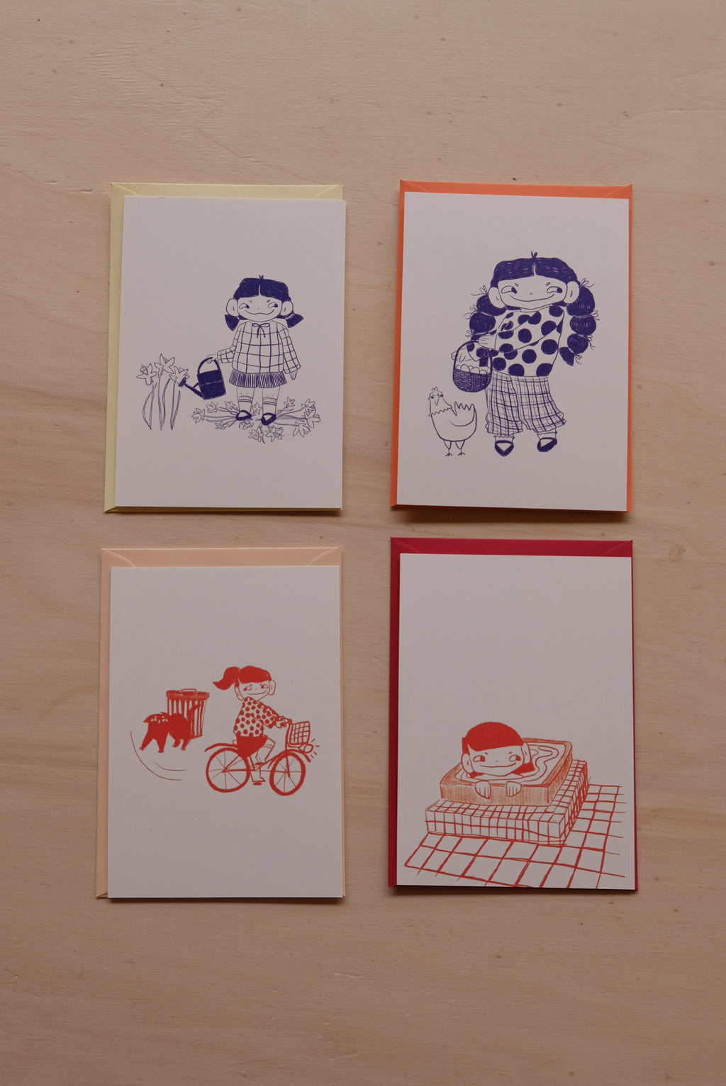 Gudrun cards | set of 4