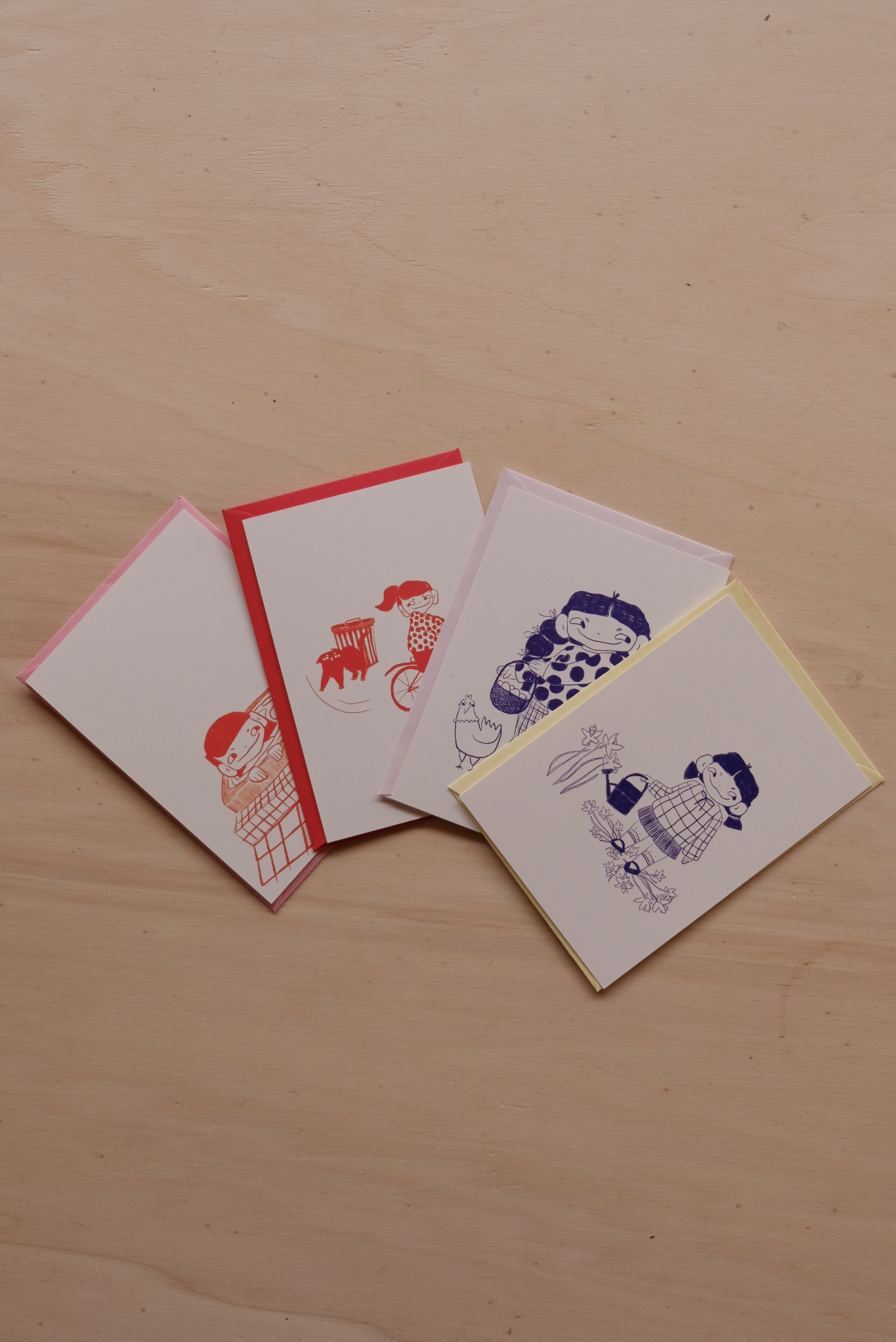 Gudrun cards | set of 4