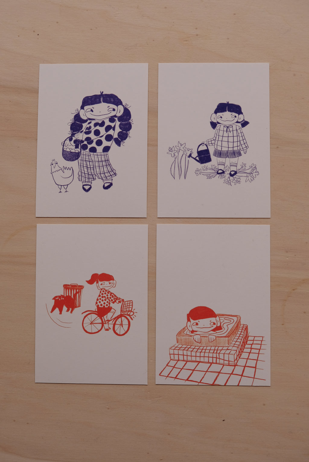Gudrun cards | set of 4