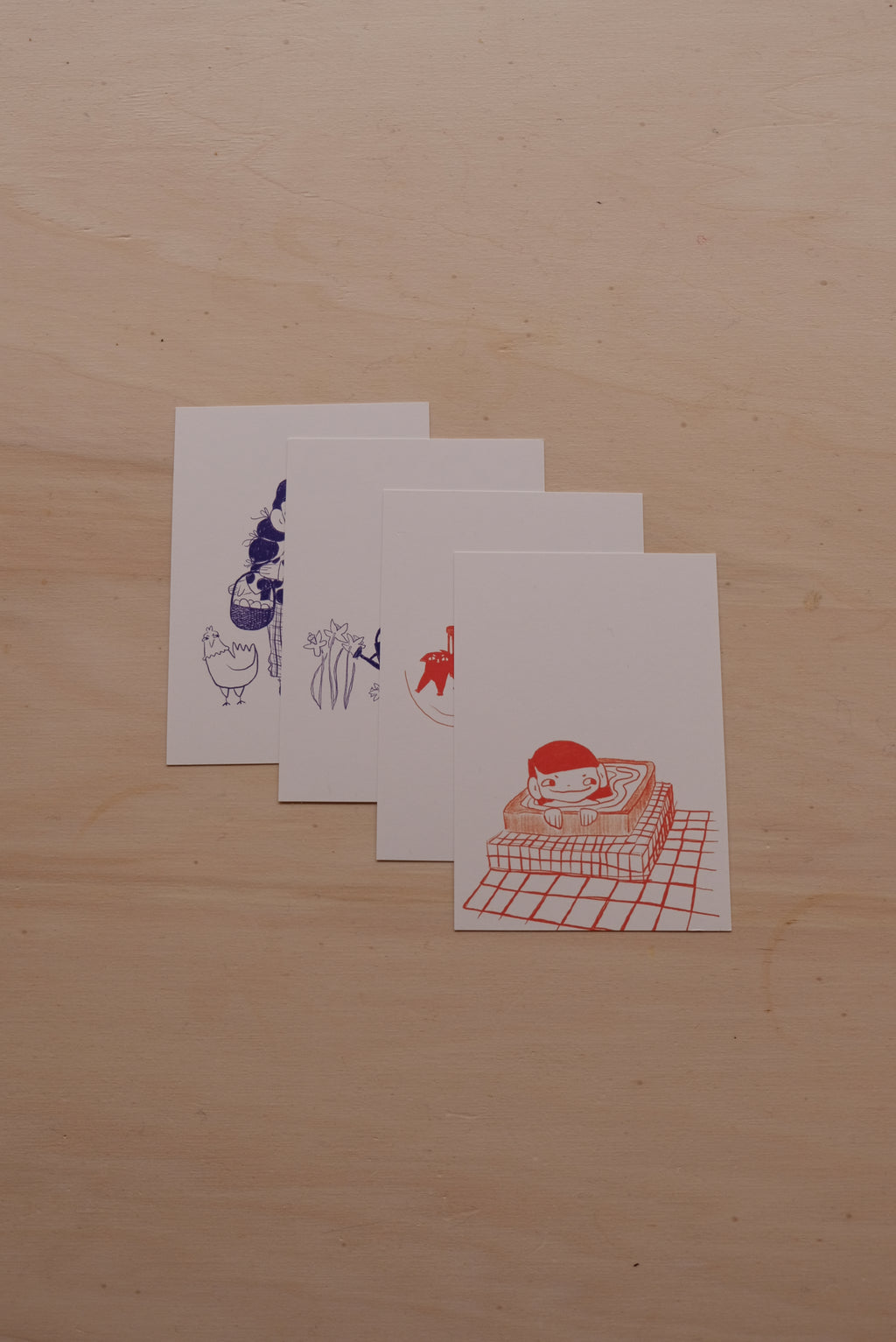 Gudrun cards | set of 4