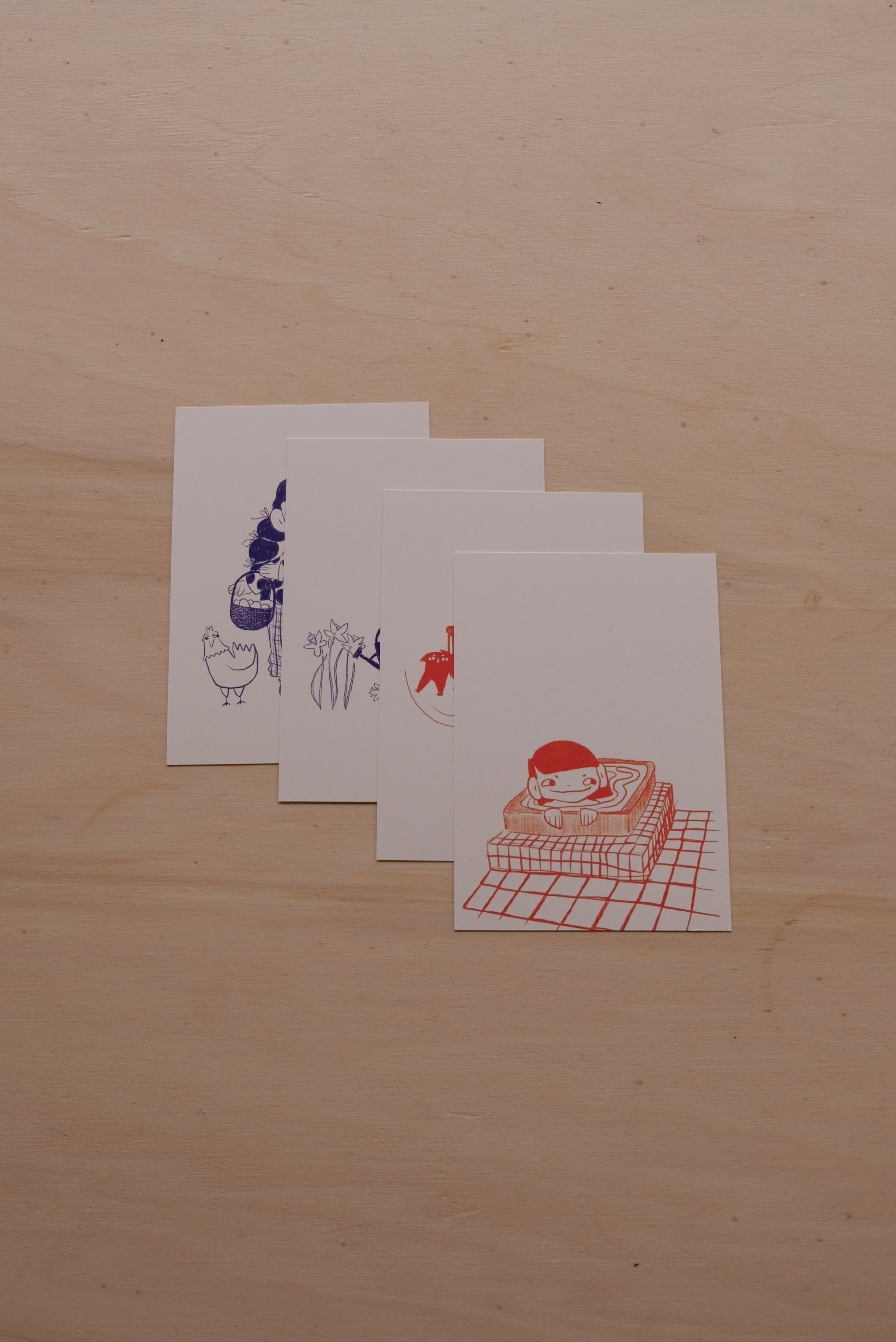 Gudrun cards | set of 4