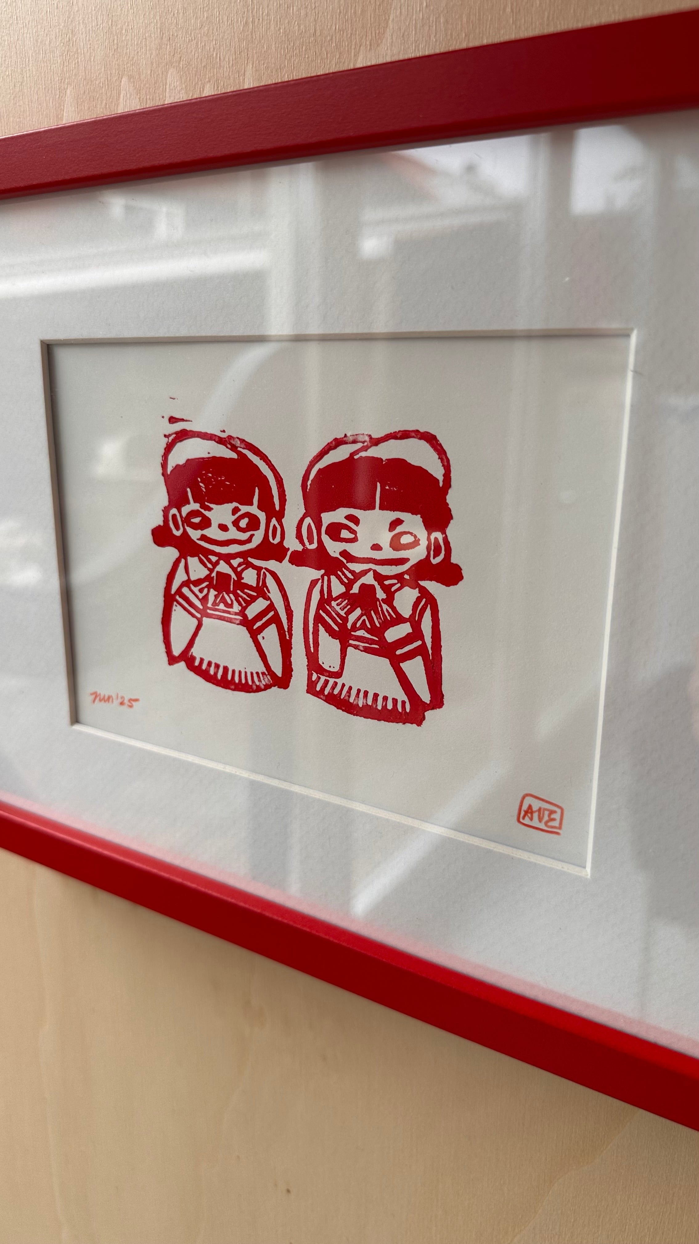 Gudrun onigiri lino cut | A5