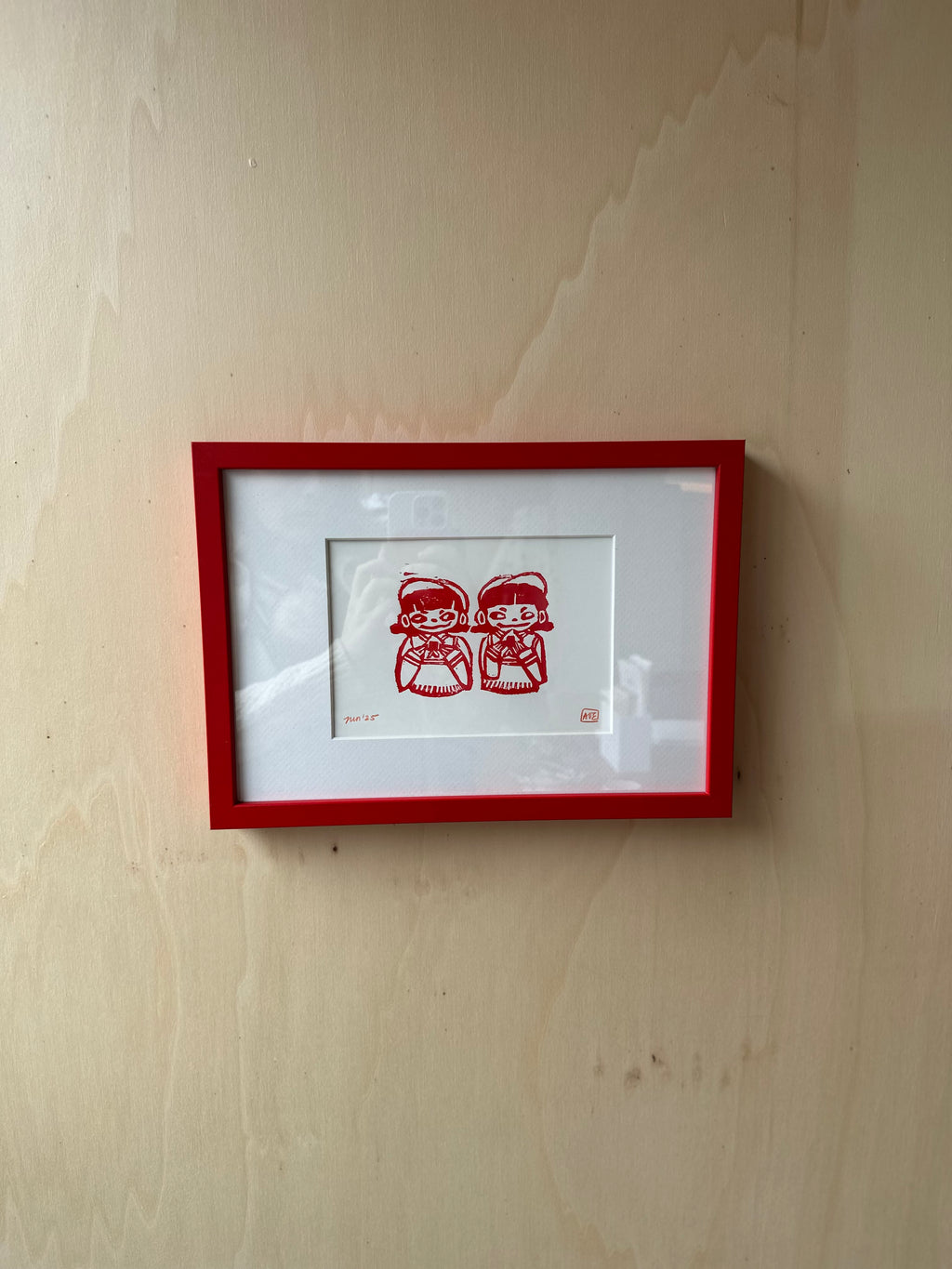 Gudrun onigiri lino cut | A5