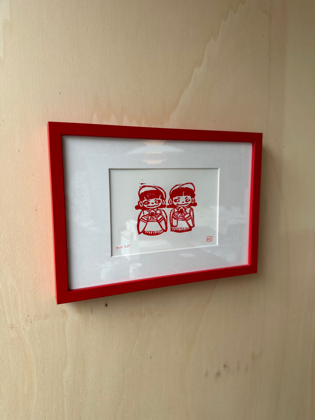 Gudrun onigiri lino cut | A5