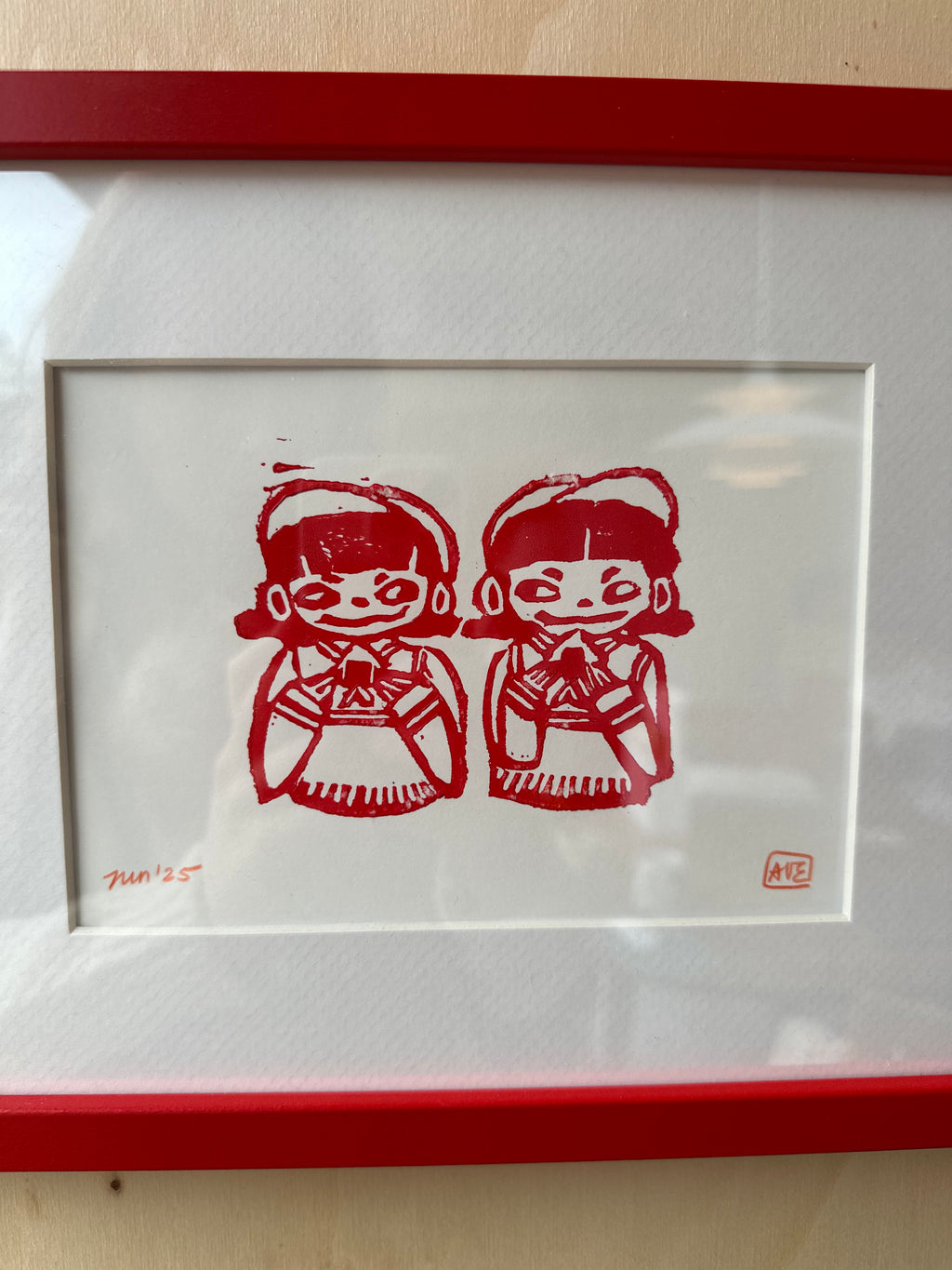 Gudrun onigiri lino cut | A5