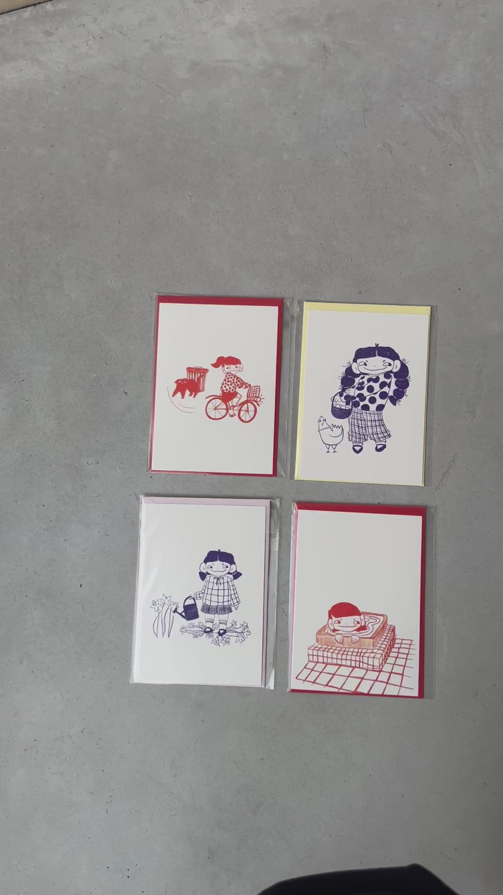 Gudrun cards | set of 4